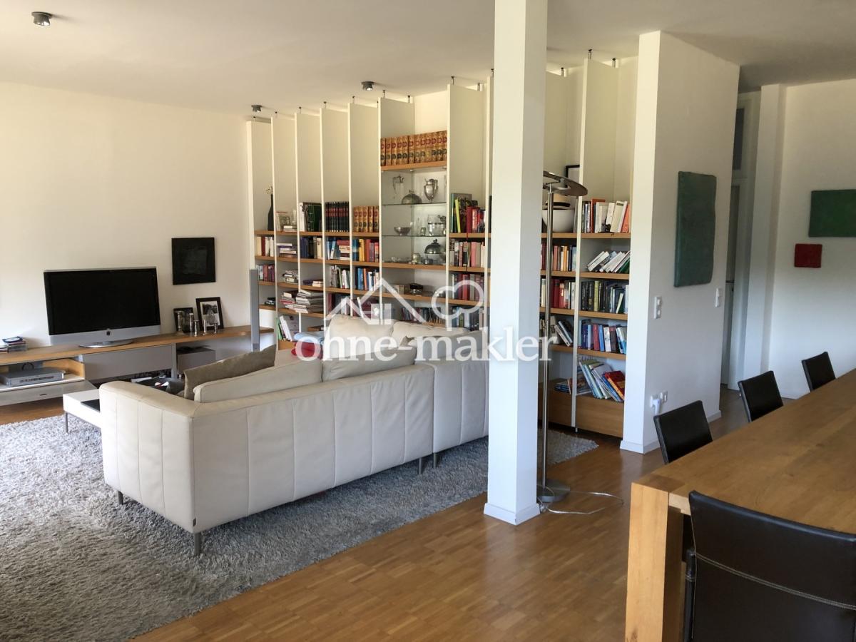 Wohnzimmer von der Küche aus