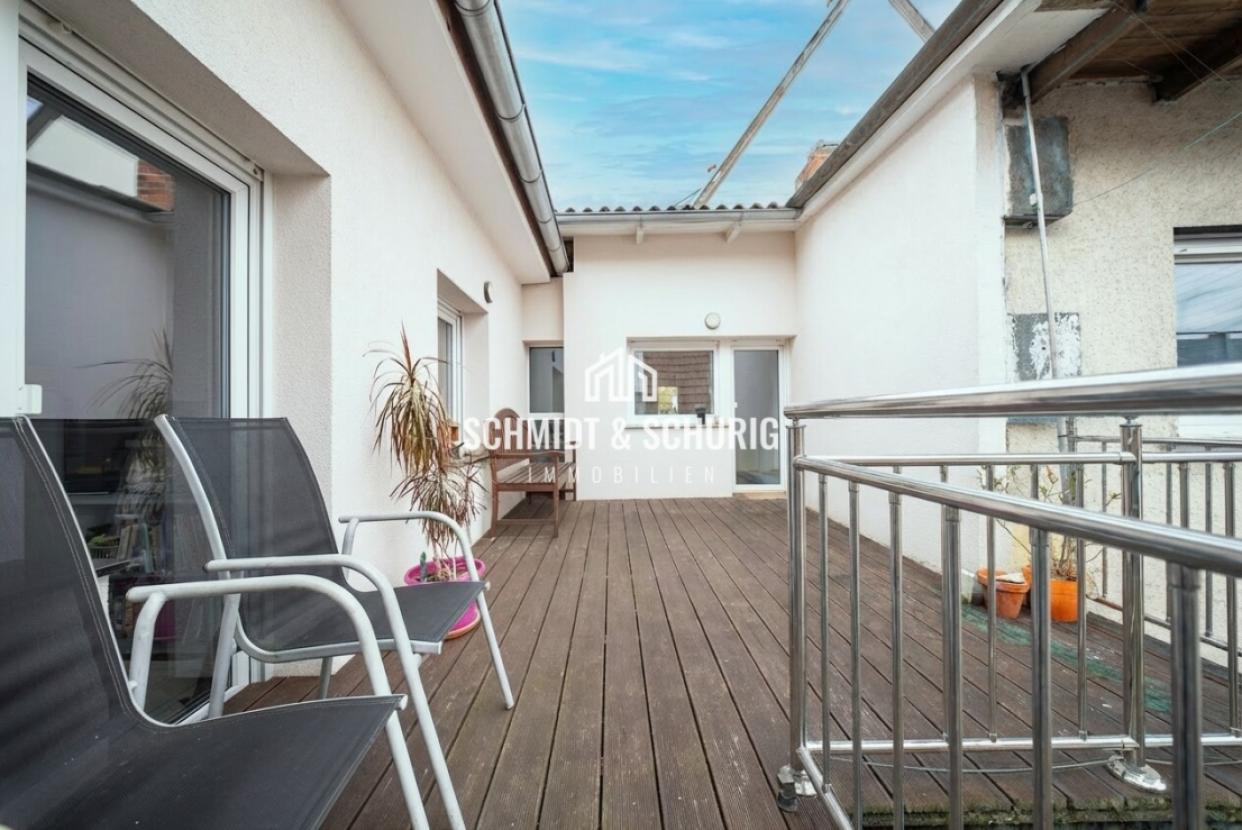 Terrasse Wohnung Obergeschoss