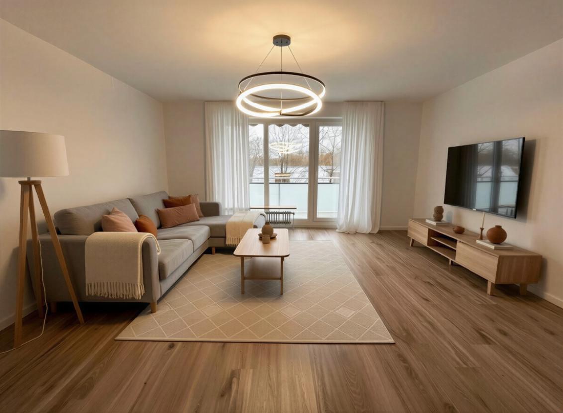 Wohnzimmer - KI Einrichtungsbeispiel