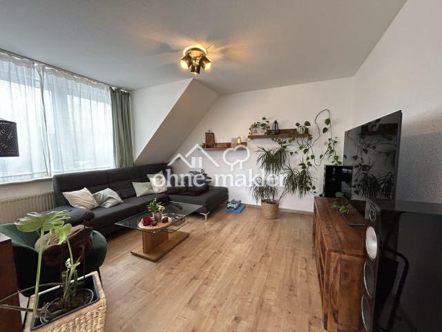 Wohnzimmer mit Gaube