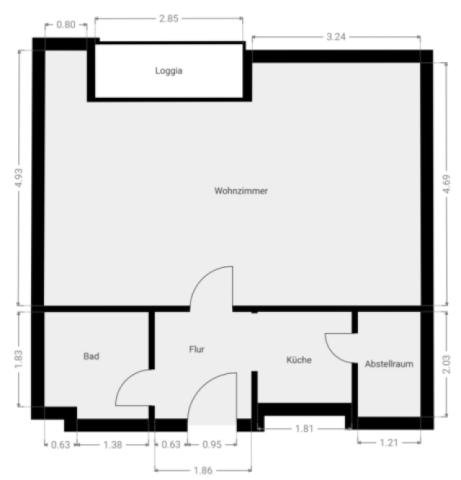 Grundriss Skizze 4.OG