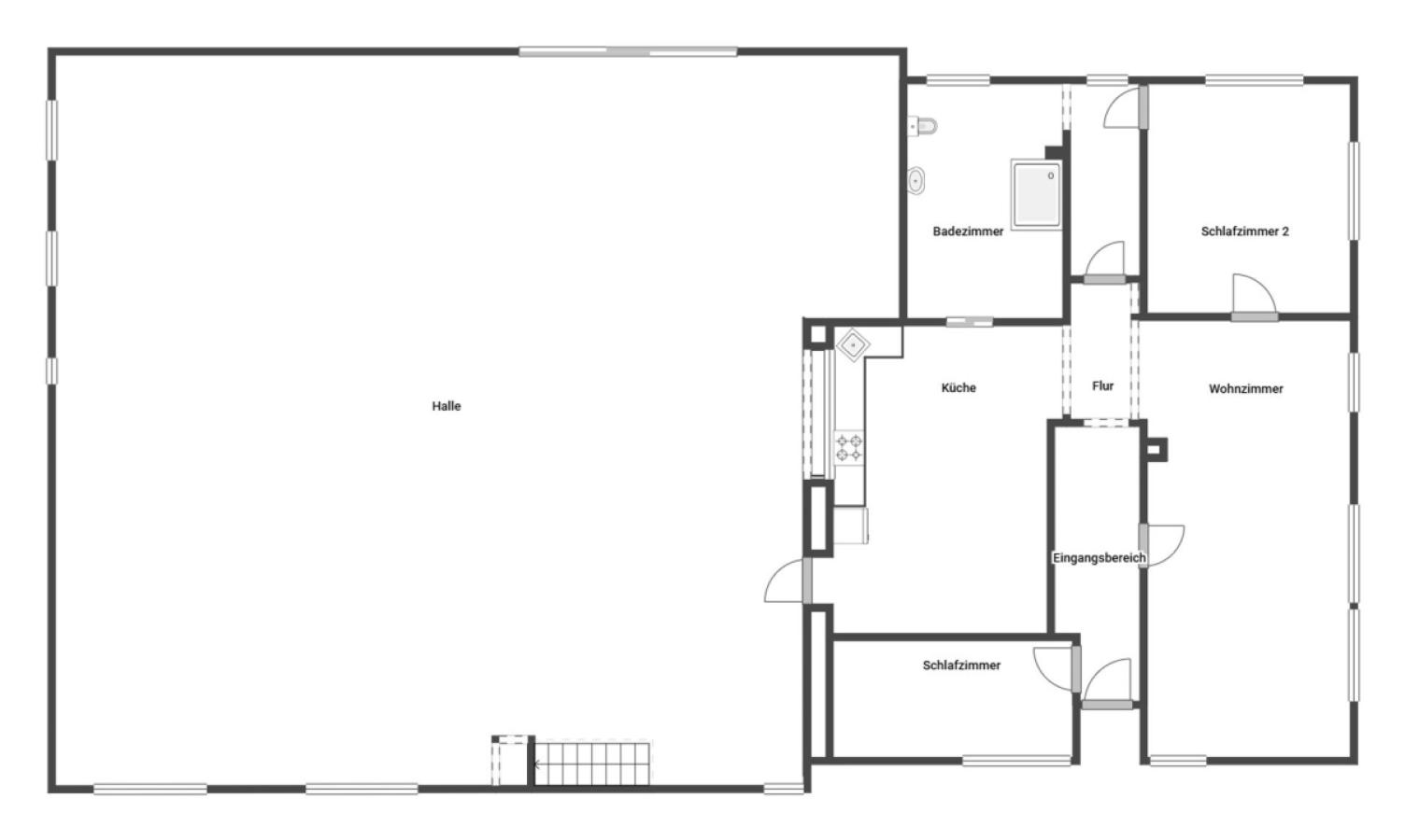 Grundriss Skizze EG