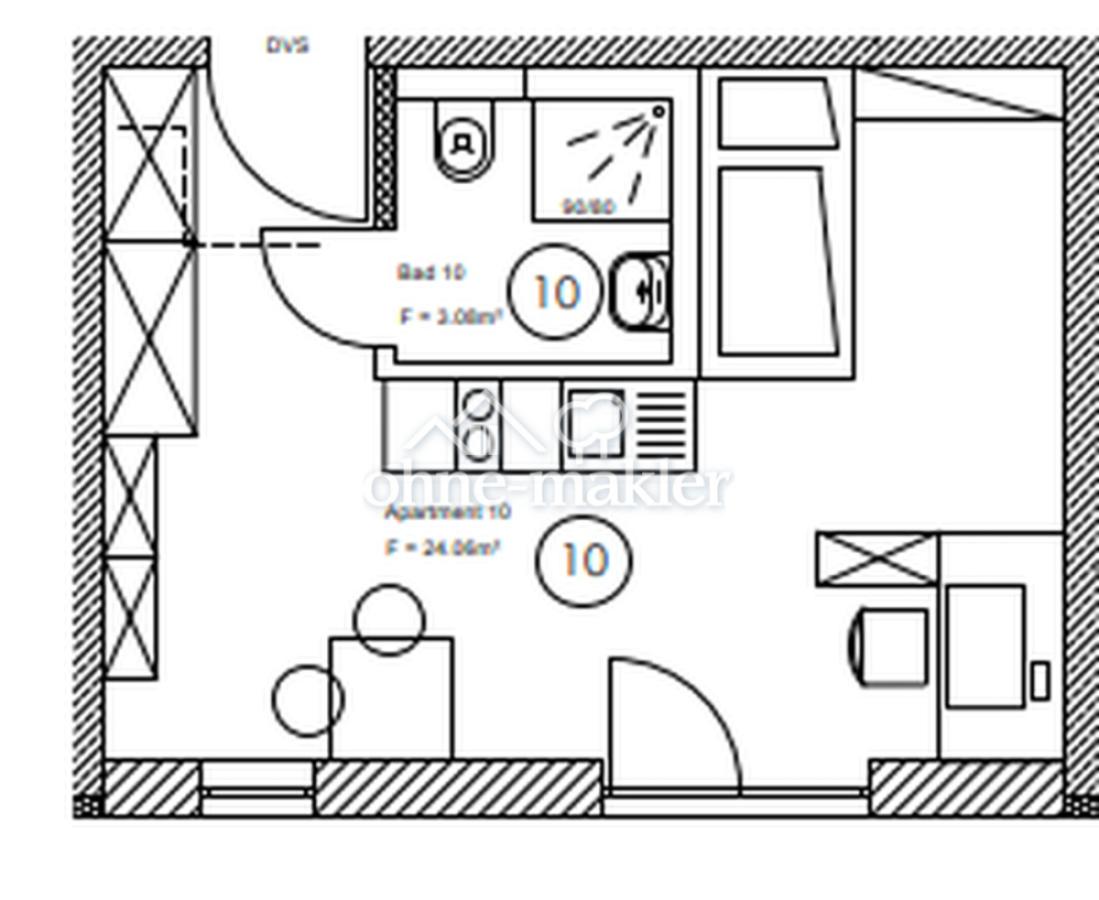 Grundriss Apartment Nr. 10