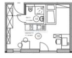 Grundriss Apartment Nr. 10