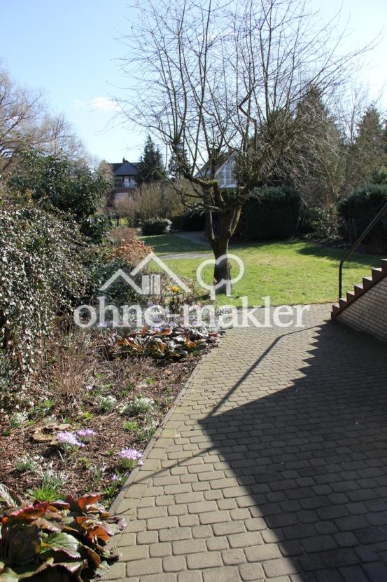 Blick in den Garten links