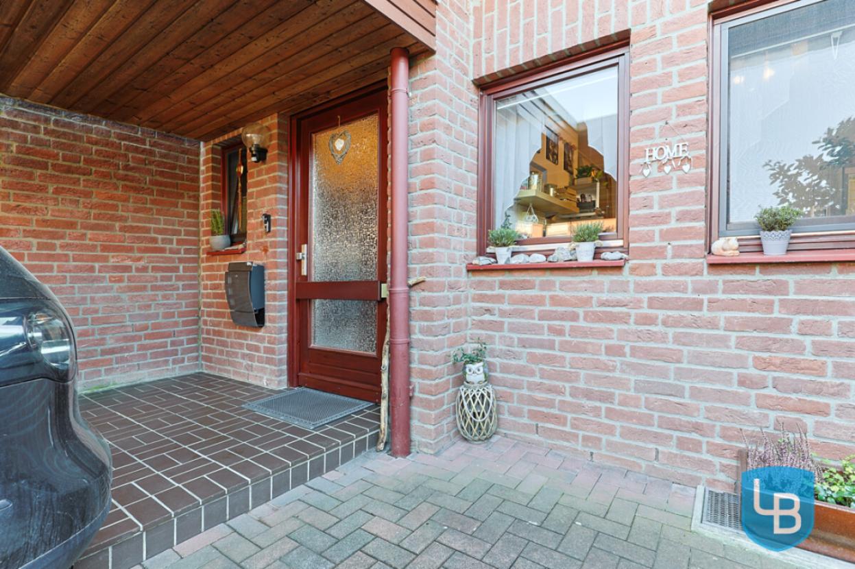 Überdachter Hauseingang