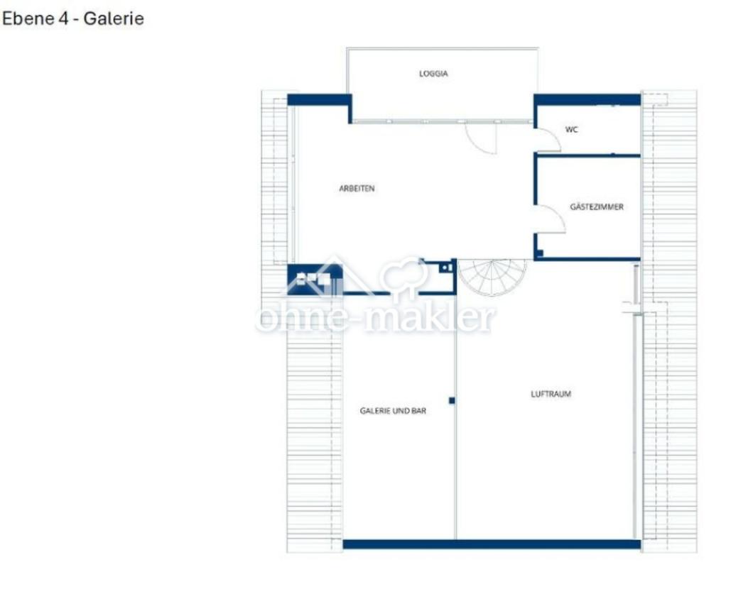 Grundriss Ebene 4 Galerie