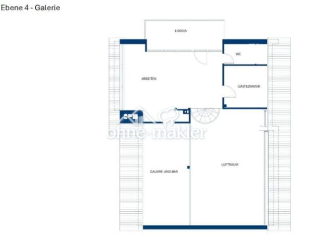 Grundriss Ebene 4 Galerie