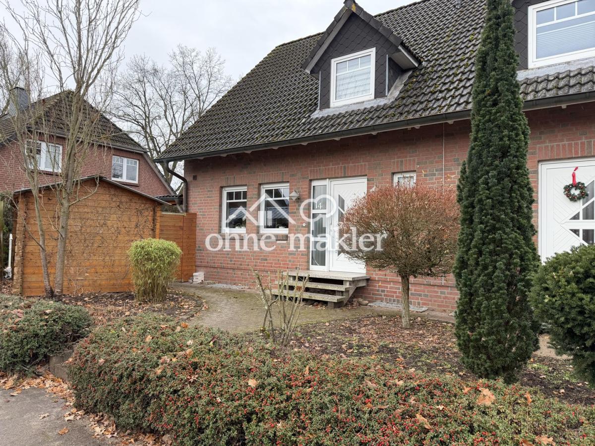 Hausansicht Haushälfte