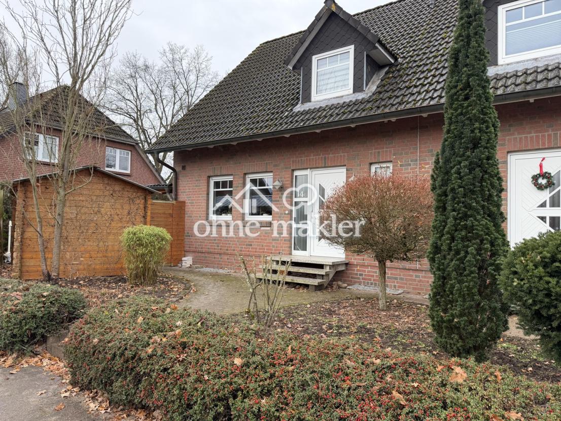 Hausansicht Haushälfte