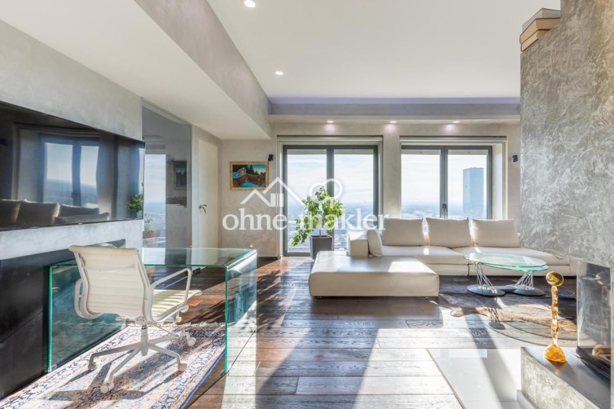 Officebereich im Wohnzimmer