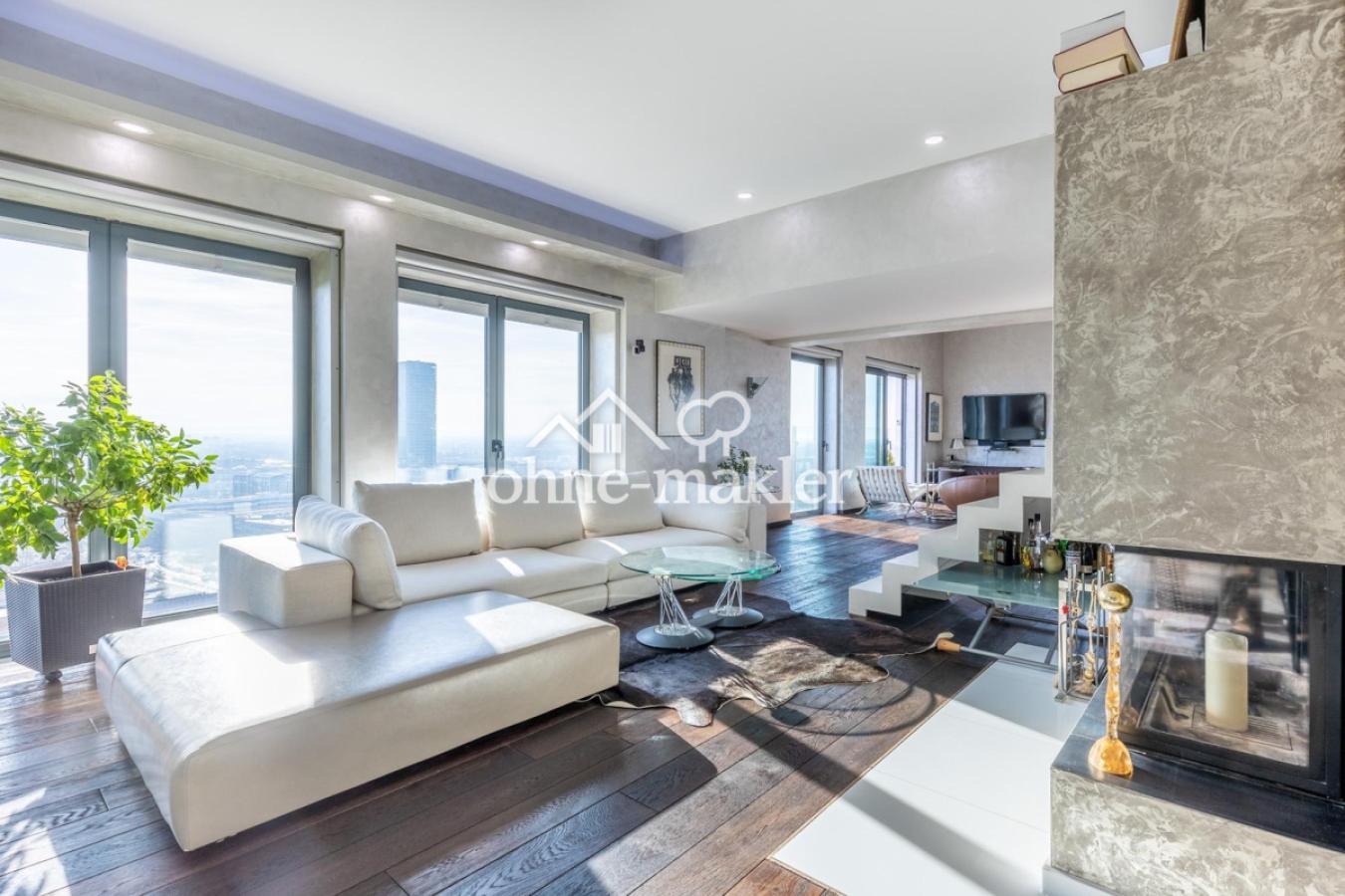 Chillbereich am Kamin