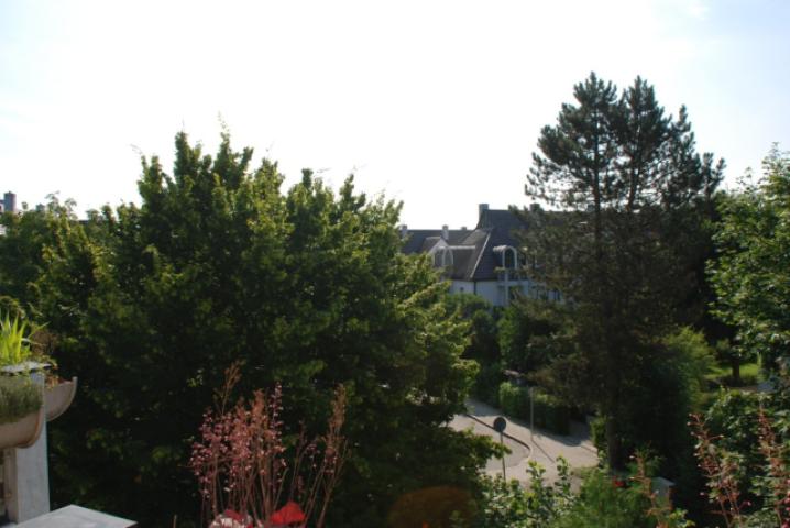 Blick vom Balkon