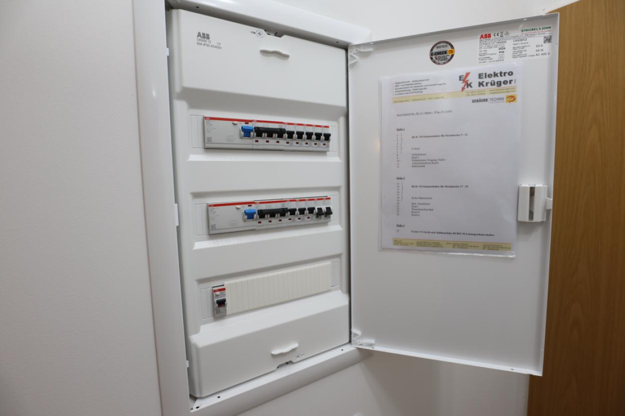Sicherungskasten mit komplett neuer Gesamtelektrik