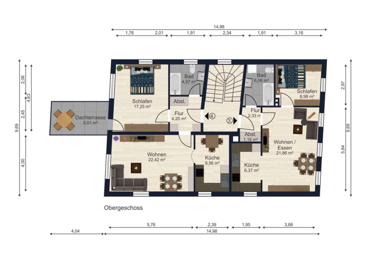 Grundriss Obergeschoss