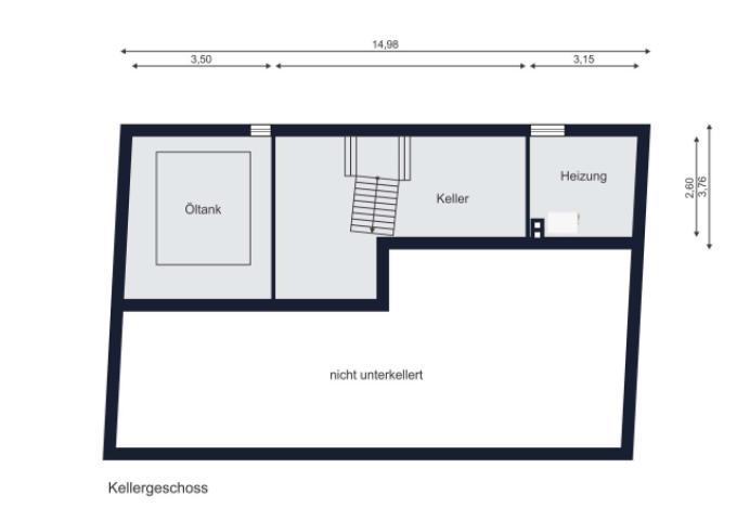 Grundriss Kellergeschoss