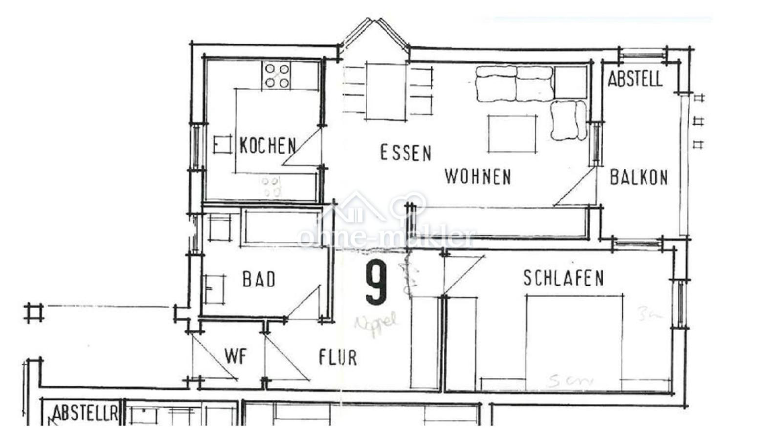 Grundriss Wohnung 