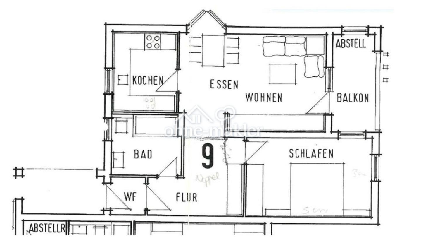 Grundriss Wohnung 