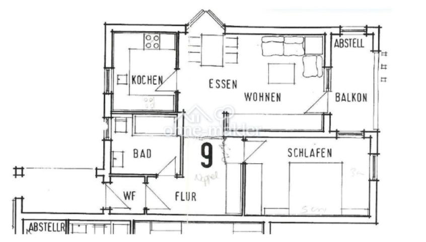 Grundriss Wohnung 