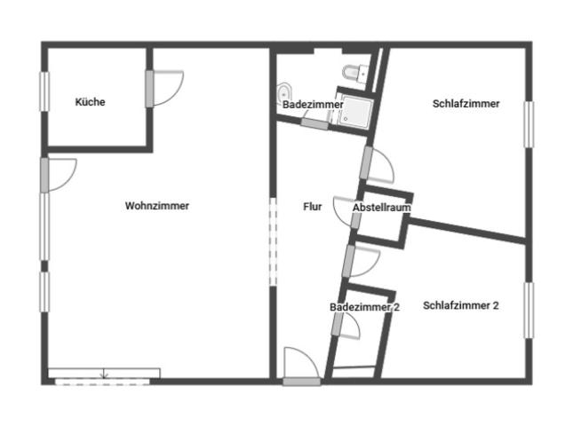 Grundriss Skizze