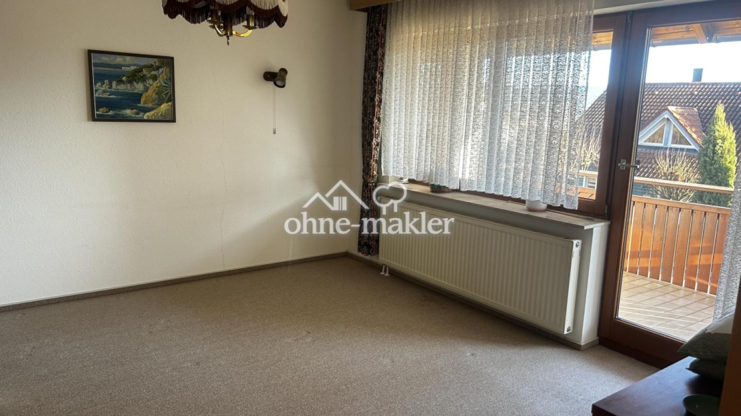 Herrenzi., Kachelofen,Balkon