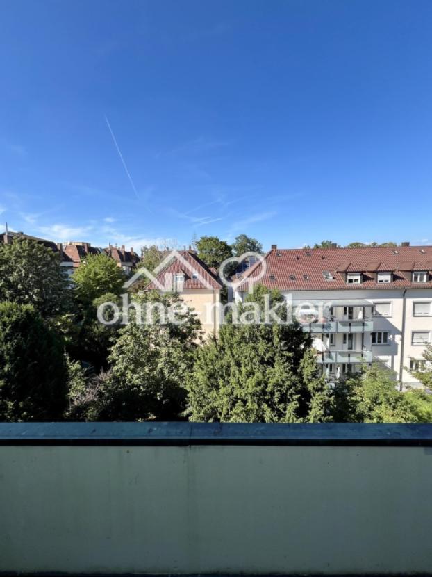Aussicht vom Balkon