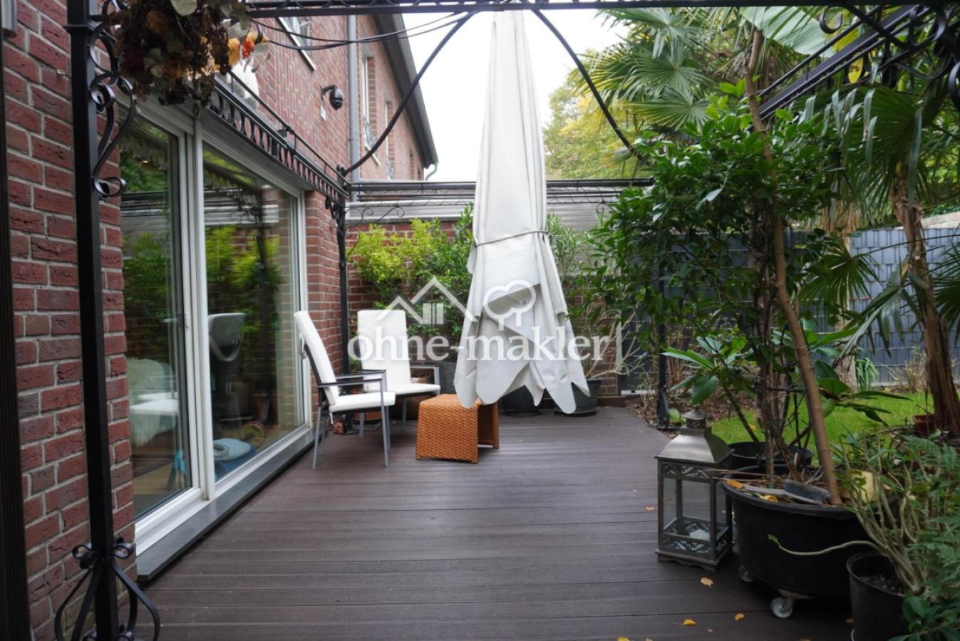 Ansicht Terrasse ohne Sitzecke