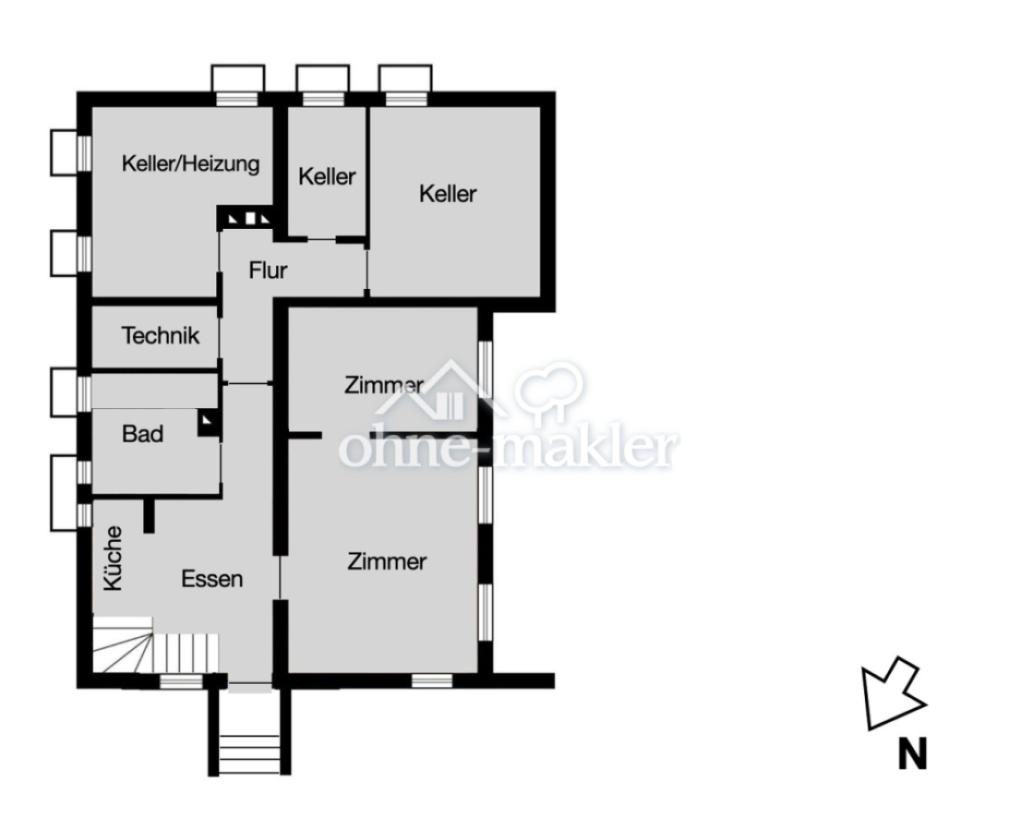 Grundriss Gartengeschoss