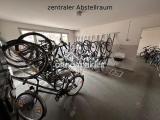 Zentraler Raum für Fahrräder