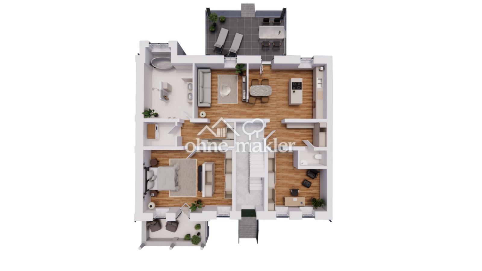 Variante 3-Zimmer-Wohnung