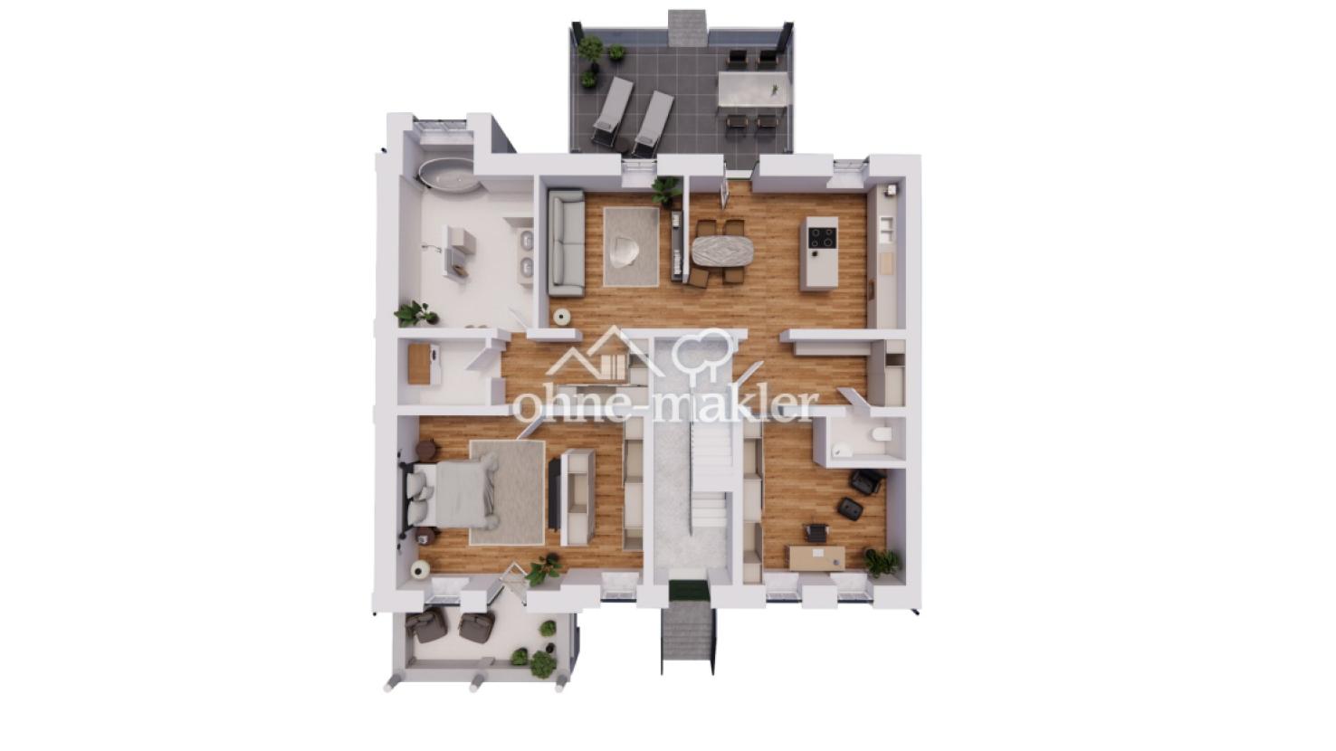 Variante 3-Zimmer-Wohnung