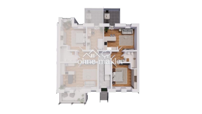 Grundriss 2-Zimmer-Wohnung