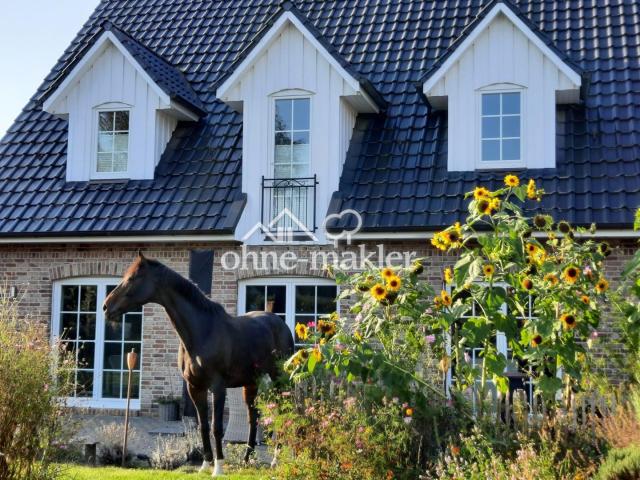 Rückansicht mit Garten