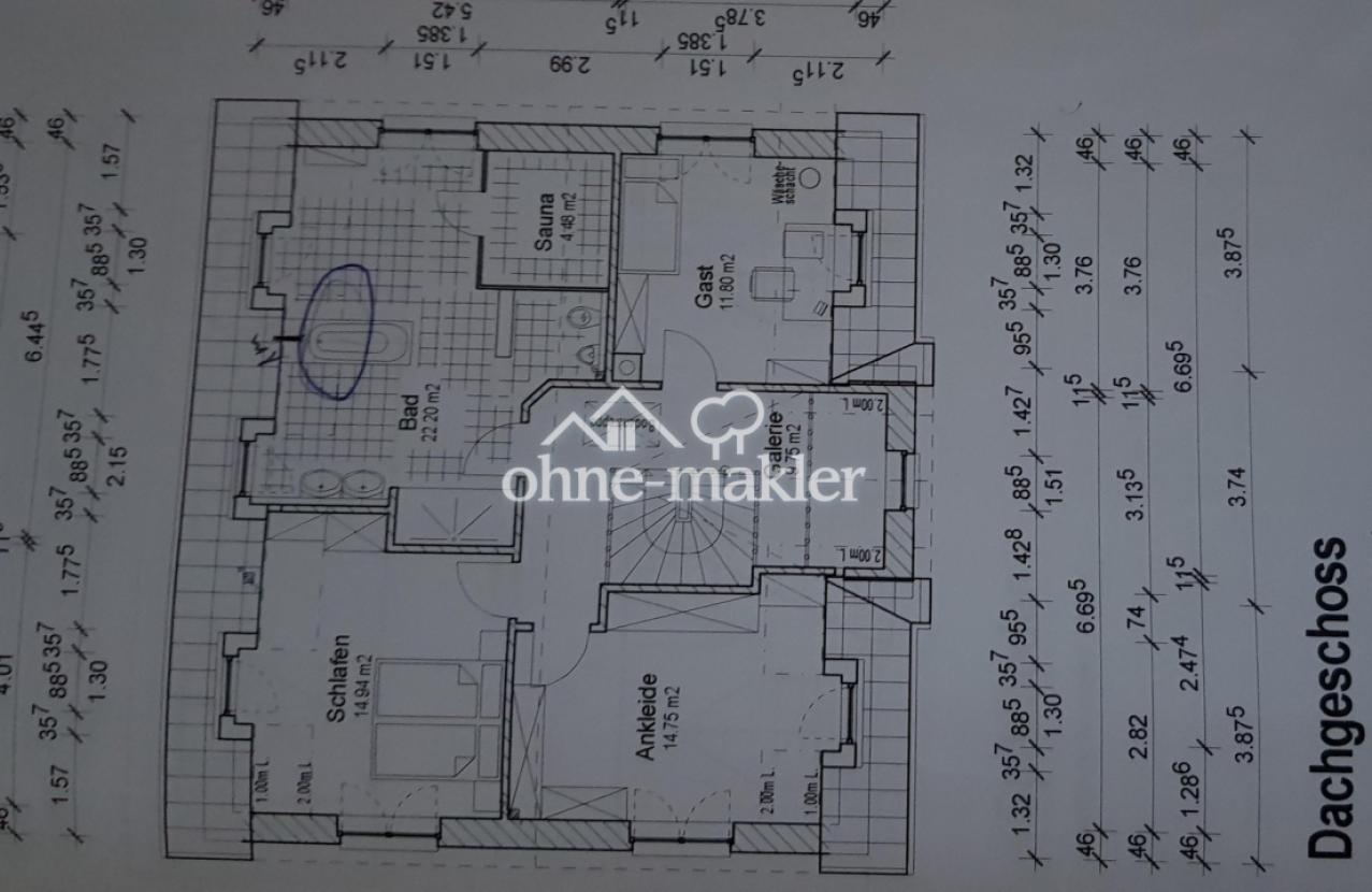 Grundriss Dachgeschoss