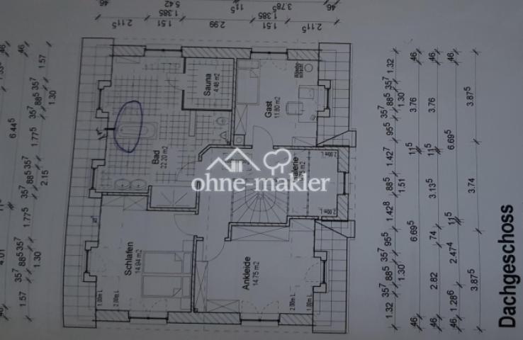 Grundriss Dachgeschoss