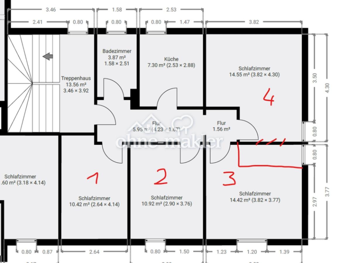 Grundriss Dachgeschoss