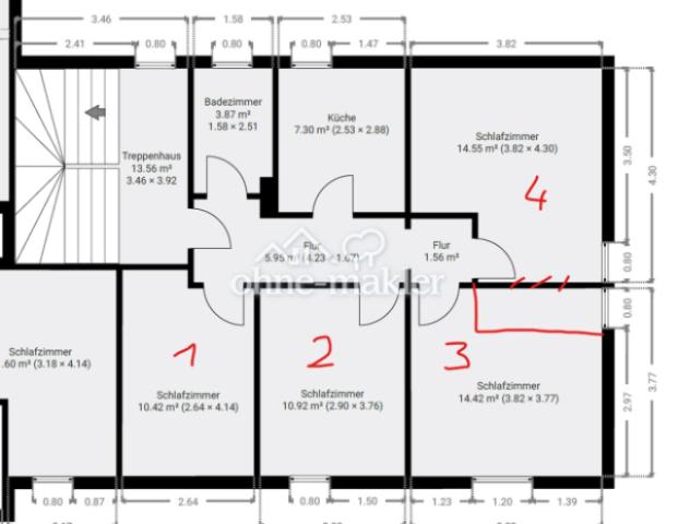 Grundriss Dachgeschoss