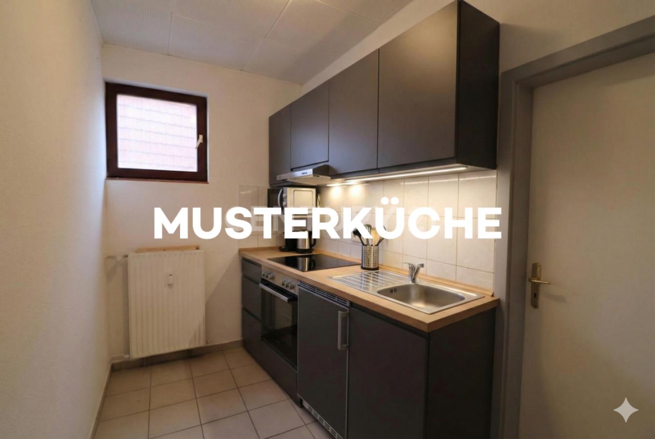 Küche mit KI möbliert