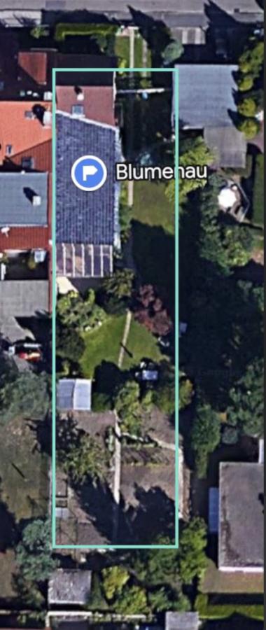 Grundstück von oben