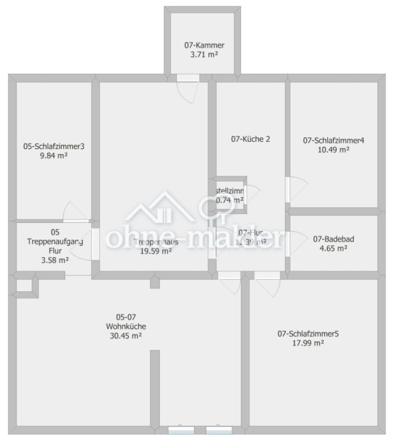 Maisonette Untergeschoss