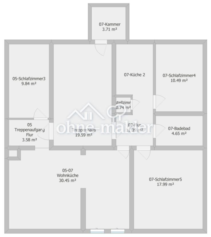 Maisonette Untergeschoss