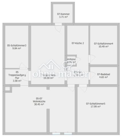 Maisonette Untergeschoss