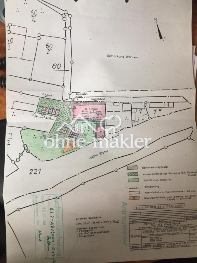 Plan heute ca 200m² weniger