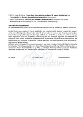 Selbstauskunftsformular 3