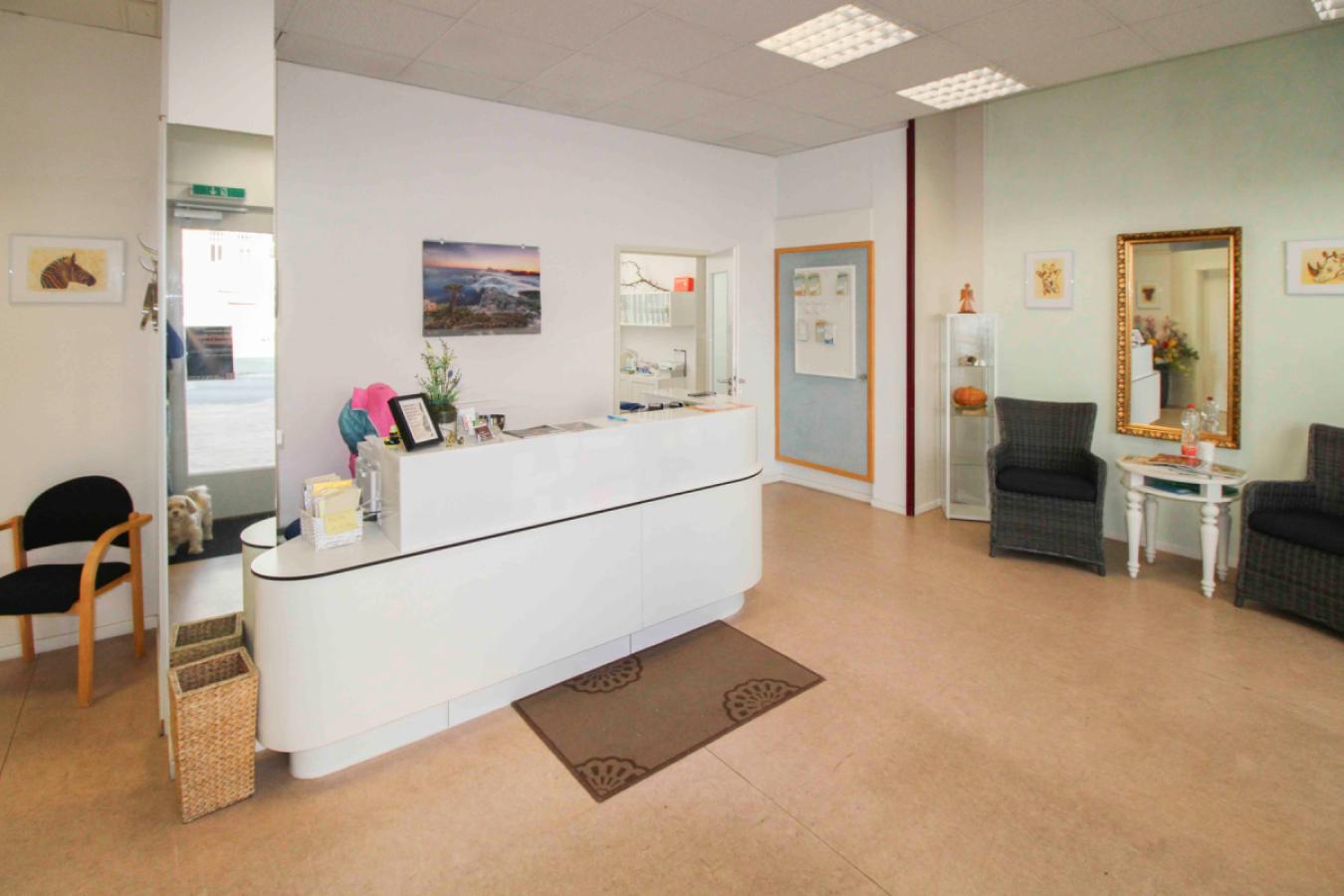 Empfangsbereich Praxis