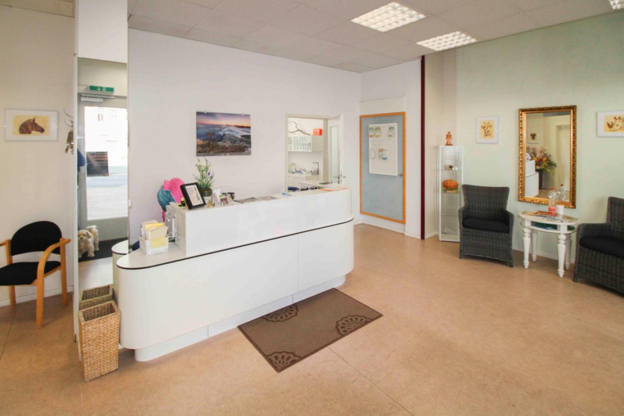 Empfangsbereich Praxis