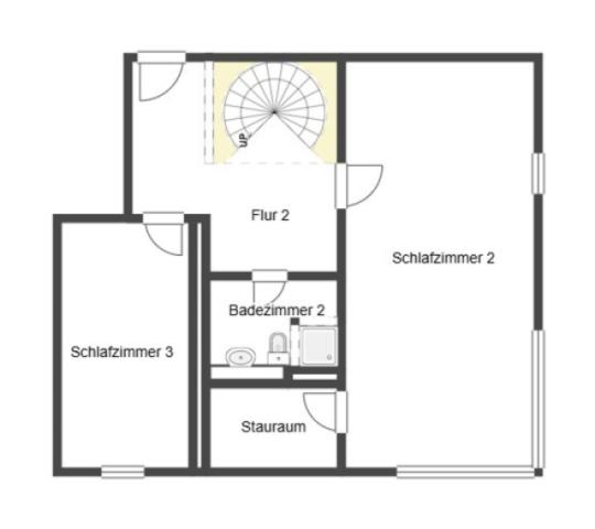 Grundriss Skizze 3. OG