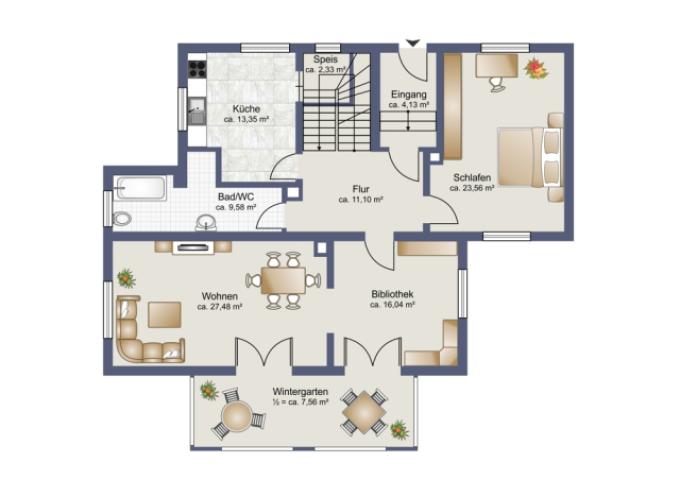 Grundriss Erdgeschoss