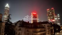 Aussicht vom Balkon bei Nacht