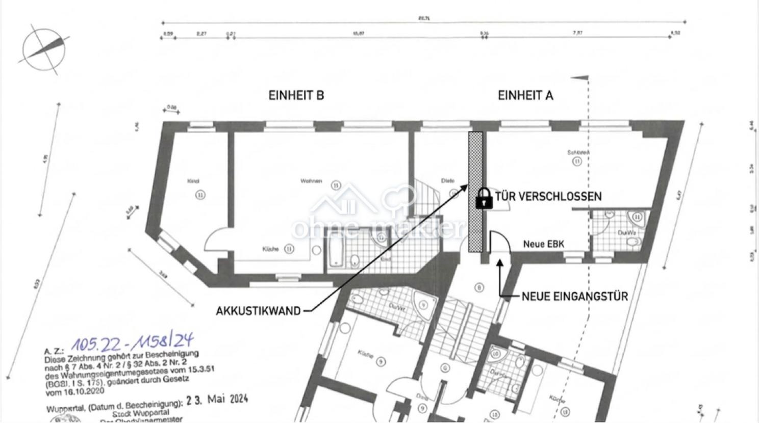 Grundriss LOFT: Einheit B
